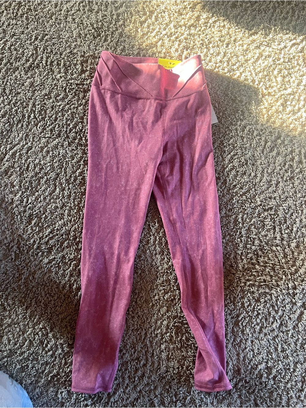 all in motion Mauve Pink Velvet Leggings for Kids